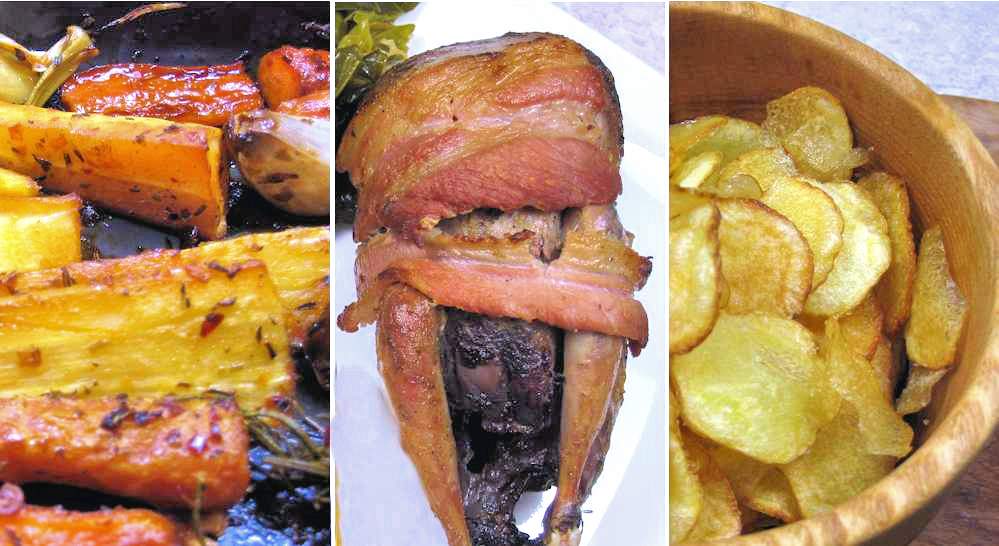 Roast Grouse With Game Chips Recipe Cuisine Fiend